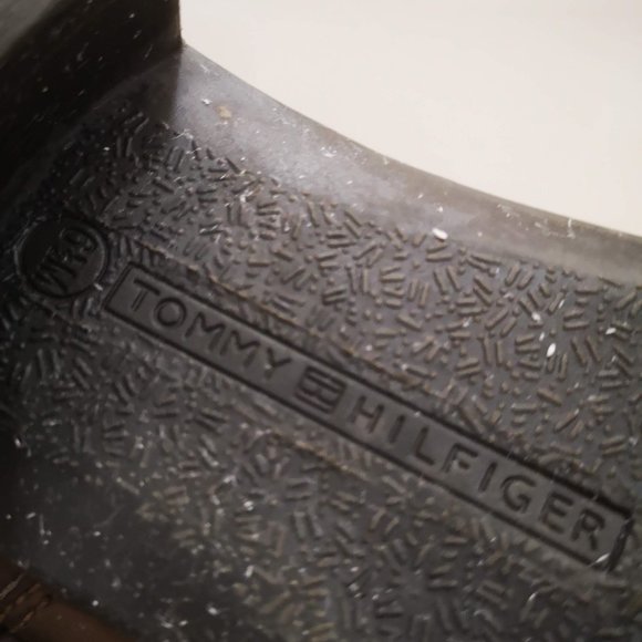 Tommy Hilfiger Knee High Brown Leather Equestrian Boots size 6.5M - Picture 7 of 7